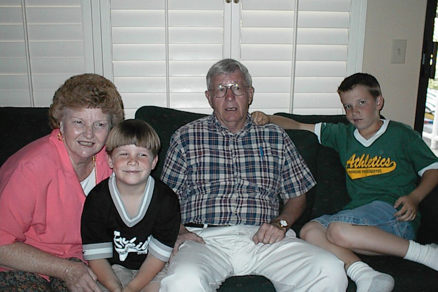 Grandma, Doug, Pa-pa, Brad
