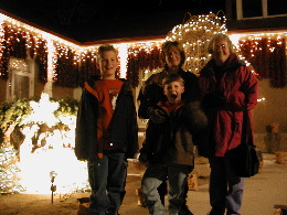 Rancho de Chimyo restaruant done up for Christmas