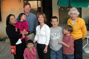 Chrysanne, Kelsey, Jeff, Quinn, Kristi, Brad, Doug, Betty