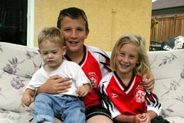 Slater, Brad, and Kolby.   Brad and Kolby are same jersey colors, different divisions.