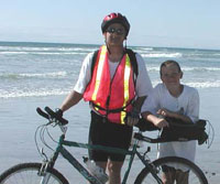 Keith and Brad complete the Ride Across California.