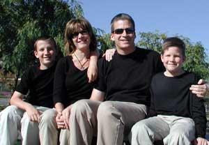 An unused pose from our Christmas picture shoot.